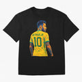 Neymar Jr Oversized T-Shirt Relive Legendary Nights from FIFA World Cup 2026 USA Canada Mexico Highlighting Haaland and Mbappe, Spain and Netherlands Energy, Football Passion, Legendary Performances, Festival Vibes and Supporter Community; Perfect