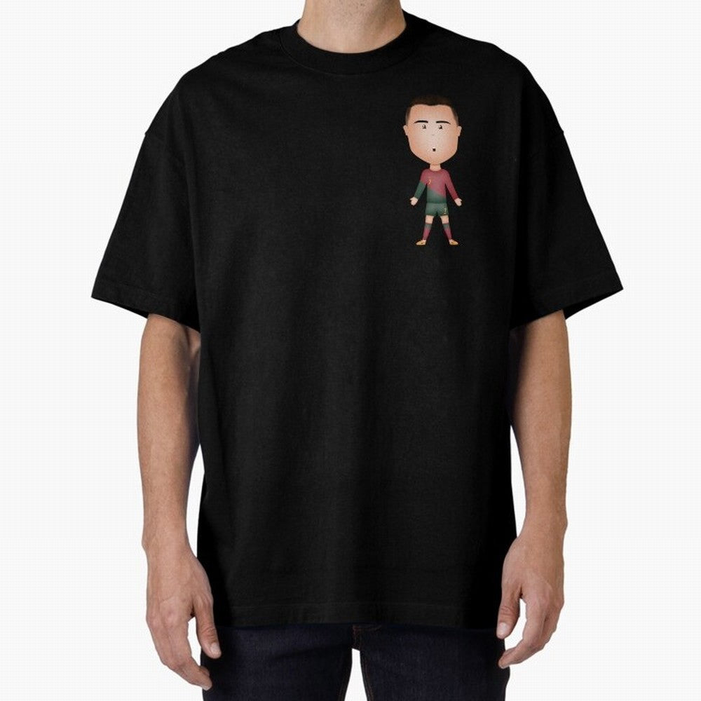 CR7 Oversized T-Shirt Celebrate the FIFA World Cup 2026 Journey through Cristiano Ronaldo, Haaland and CR7 Highlights, England, France and Netherlands Pride, Retro Football Energy, Iconic Rivalries, Trophy Chase Drama and Stadium Atmosphere; Great