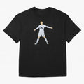 Cristiano Ronaldo celebrates at Real Madrid Oversized T-Shirt Bring World Football Passion into FIFA World Cup 2026 USA Canada Mexico for Fans of Messi and Cristiano Ronaldo and Portugal, Spain and Germany, Bringing Fan Favorite Moments, National