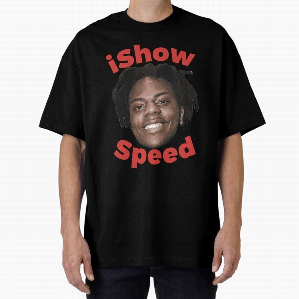 Ishowspeed Oversized T-Shirt Show Up for the Glory of FIFA World Cup 2026 for Fans of Messi and Cristiano Ronaldo and Brazil, Portugal and Argentina, Bringing Football Passion, Legendary Performances, Festival Vibes and Supporter Community; Created