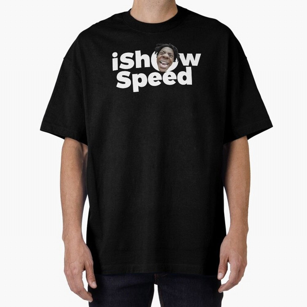 Ishowspeed Oversized T-Shirt Follow Every Goal of FIFA World Cup 2026 USA Canada Mexico Spirit, Featuring England, Cristiano Ronaldo, Football Passion, Legendary Performances, Festival Vibes and Supporter Community; Great for Watch Parties, Sports