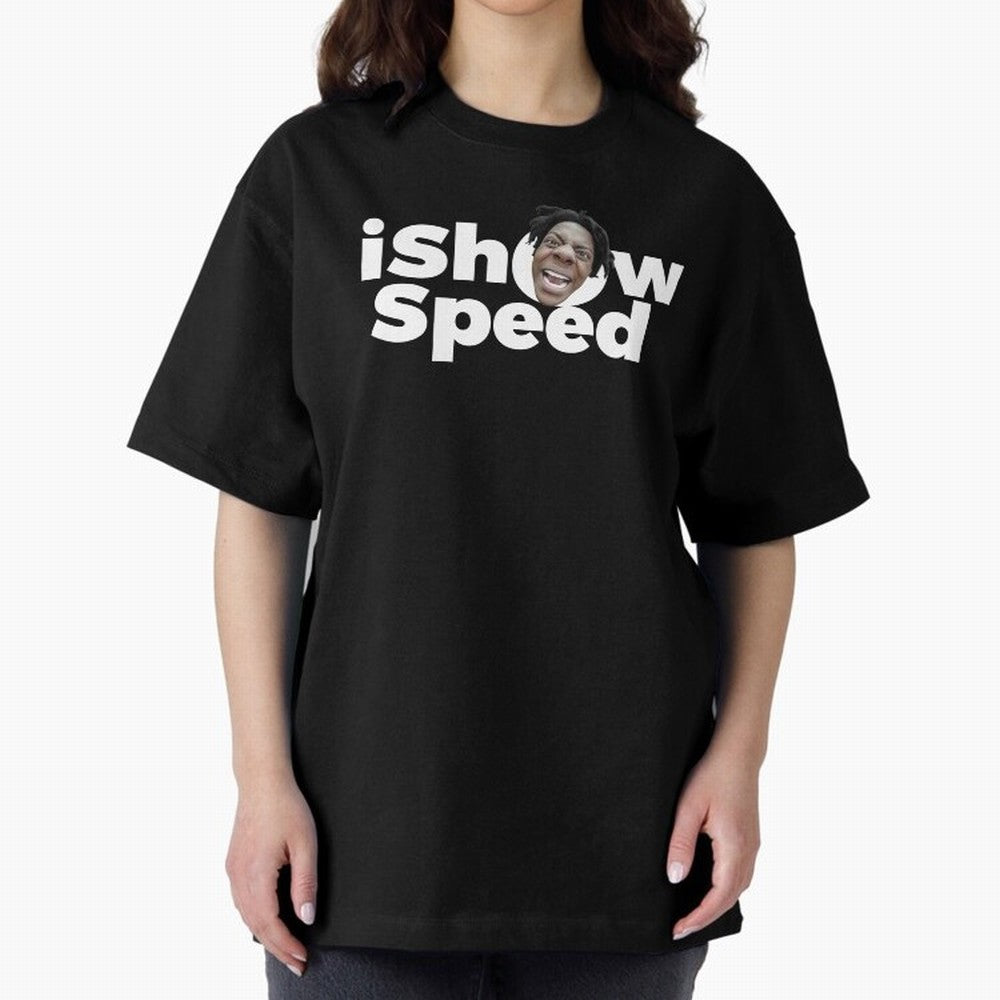 Ishowspeed Oversized T-Shirt Follow Every Goal of FIFA World Cup 2026 USA Canada Mexico Spirit, Featuring England, Cristiano Ronaldo, Football Passion, Legendary Performances, Festival Vibes and Supporter Community; Great for Watch Parties, Sports