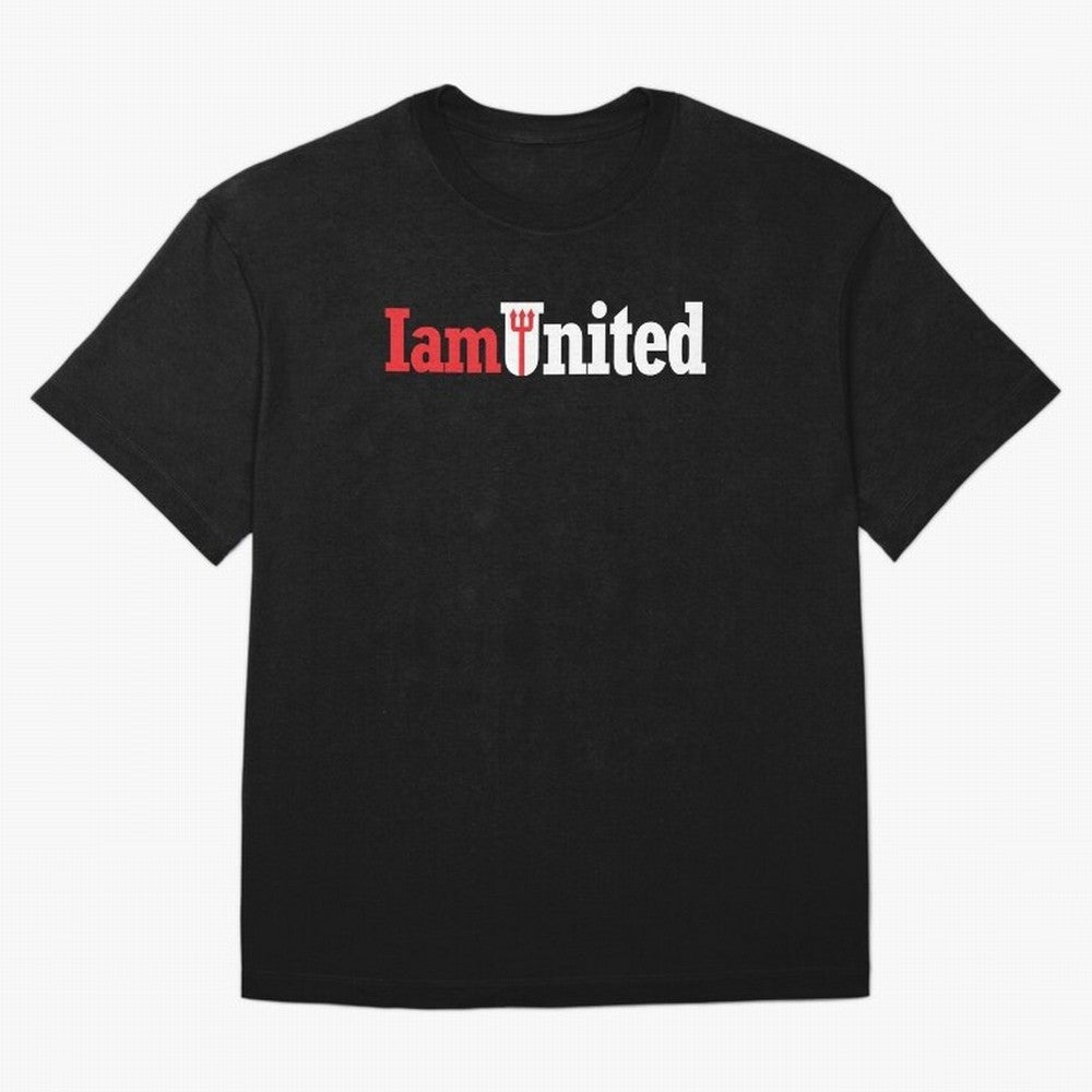 Manchester United I am United Oversized T-Shirt Bring FIFA World Cup 2026 USA Canada Mexico Inspired by Haaland, England Energy, Match Day Excitement, Supporter Culture, Golden Goals and Global Football Passion; Made for Die Hard Supporters, Soccer
