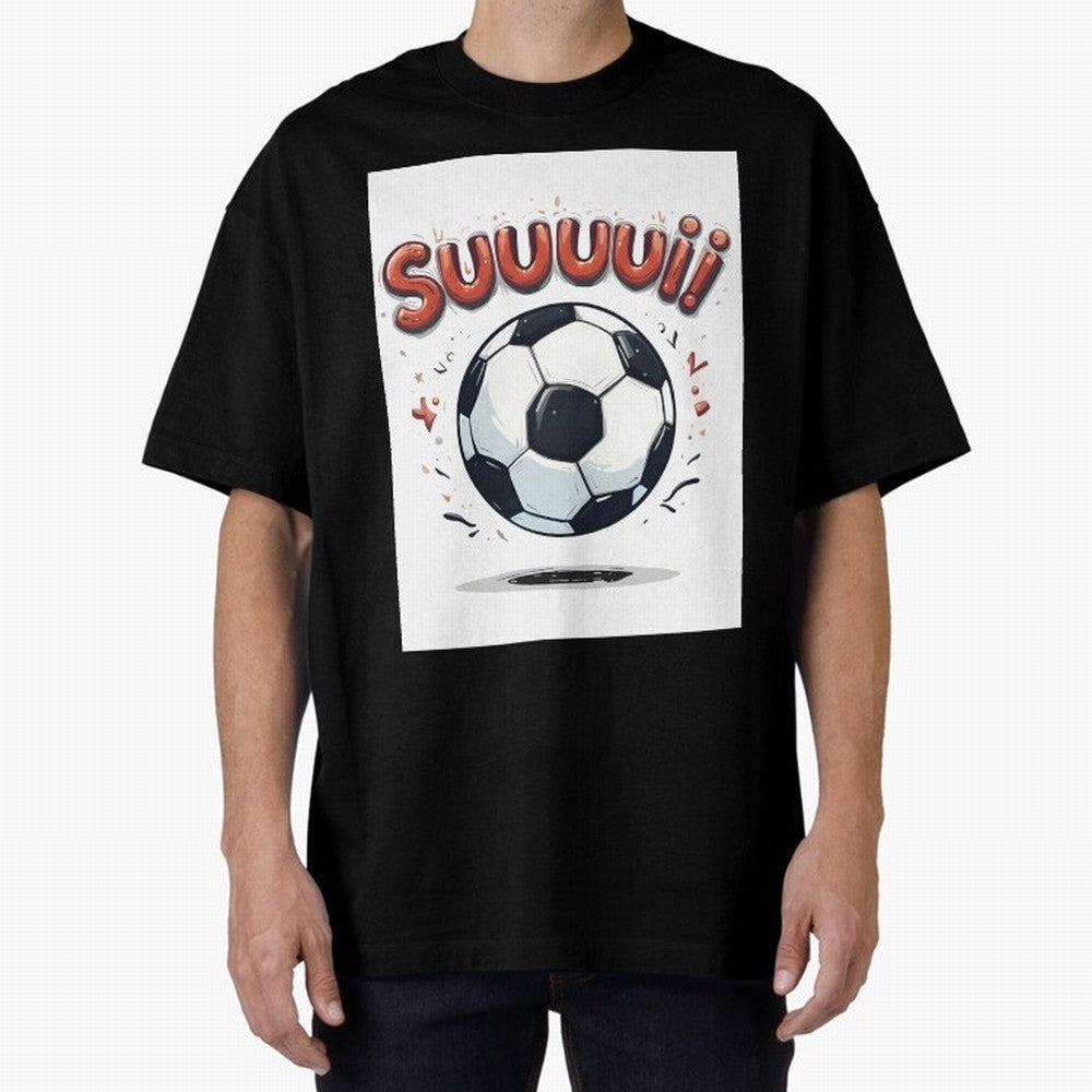 Suuuuii! CR7 Celebration Oversized T-Shirt Support the Legends of Match Day Hype around FIFA World Cup 2026 USA Canada Mexico, Haaland and Mbappe, England, Soccer Culture, Superstar Moments, National Team Dreams and Competitive Fire; Ideal for