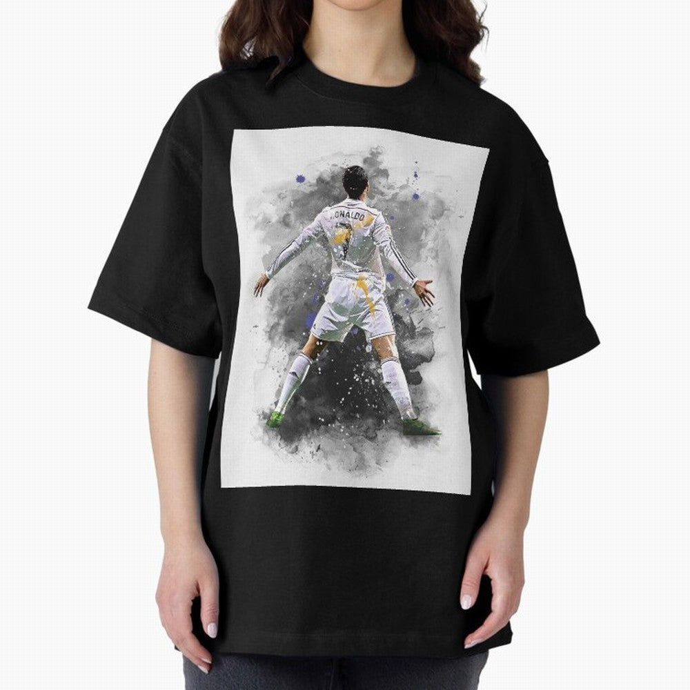 Cristiano Ronaldo 7 Oversized T-Shirt Stand with FIFA World Cup 2026 USA Canada Mexico Spirit, Filled with Argentina, Messi, Goal Celebration Energy, Supporter Heritage, Football Icons and Worldwide Tournament Joy; Perfect for People Who Love