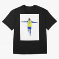 Cristiano Ronaldo Al Nassr Football Oversized T-Shirt Back Your Heroes with FIFA World Cup 2026 Inspired by Neymar, France and Portugal Energy, Retro Football Energy, Iconic Rivalries, Trophy Chase Drama and Stadium Atmosphere; Perfect for