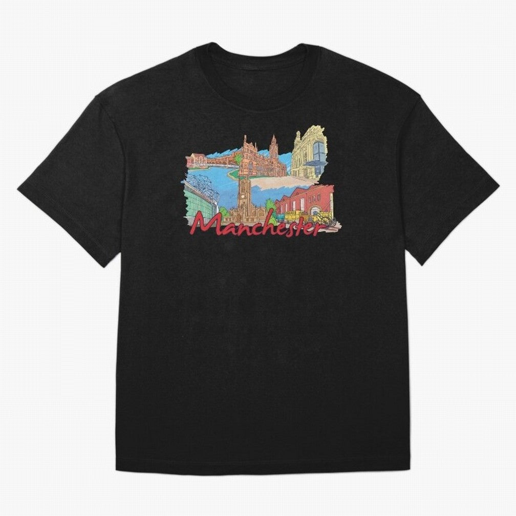 Manchester Oversized T-Shirt Join the Countdown to FIFA World Cup 2026 USA Canada Mexico for Fans of Neymar, Haaland and Cristiano Ronaldo and Argentina, Bringing Stadium Chants, National Pride, Trophy Dreams and Unforgettable Football Memories;