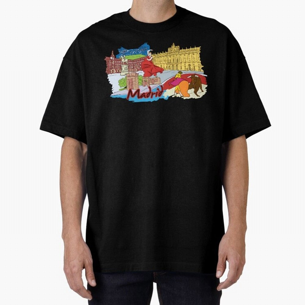 Madrid Oversized T-Shirt Turn Football Passion into FIFA World Cup 2026 Group Stage Spirit, Made for Germany, Neymar, Haaland and Cristiano Ronaldo, Stadium Chants, National Pride, Trophy Dreams and Unforgettable Football Memories; Perfect for