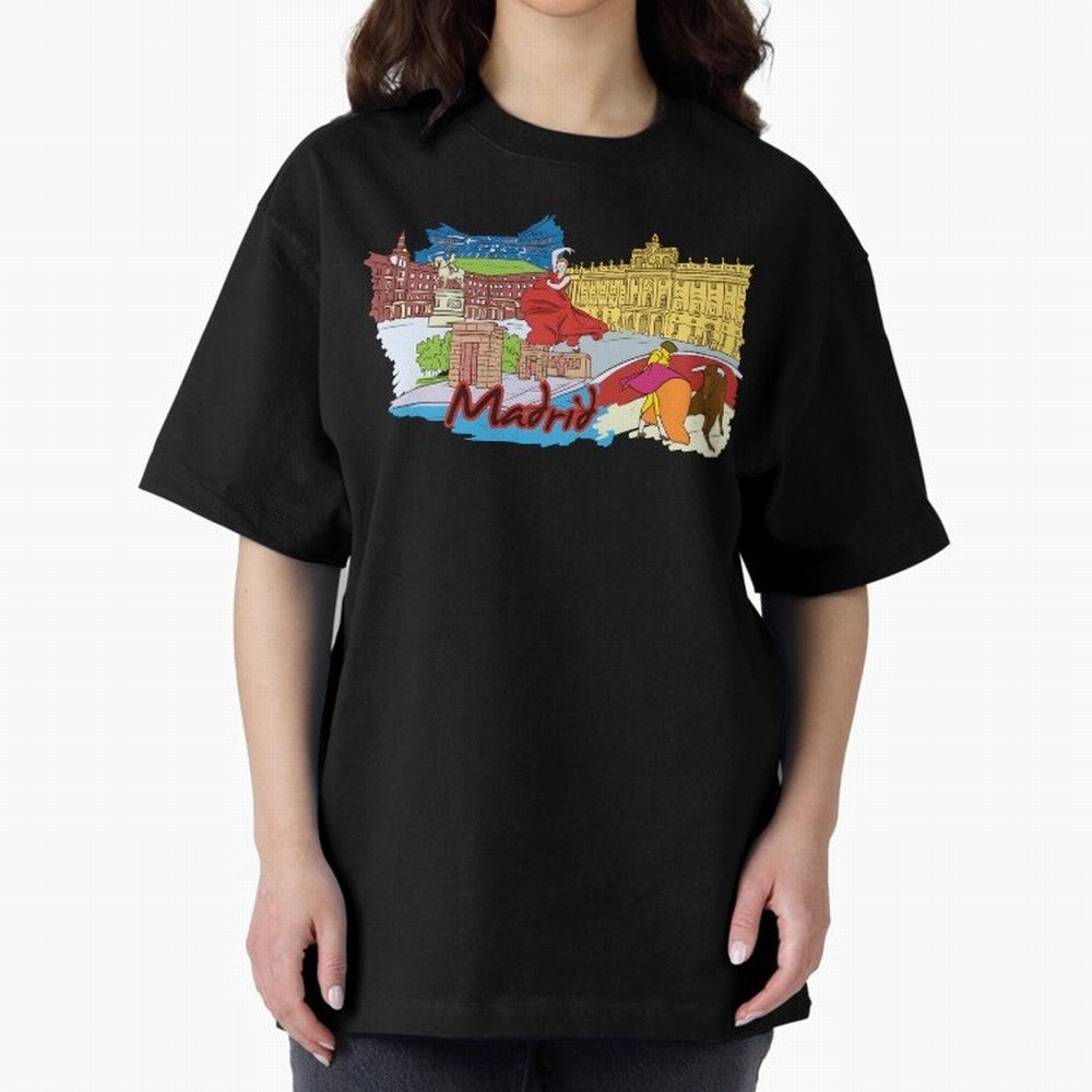 Madrid Oversized T-Shirt Turn Football Passion into FIFA World Cup 2026 Group Stage Spirit, Made for Germany, Neymar, Haaland and Cristiano Ronaldo, Stadium Chants, National Pride, Trophy Dreams and Unforgettable Football Memories; Perfect for