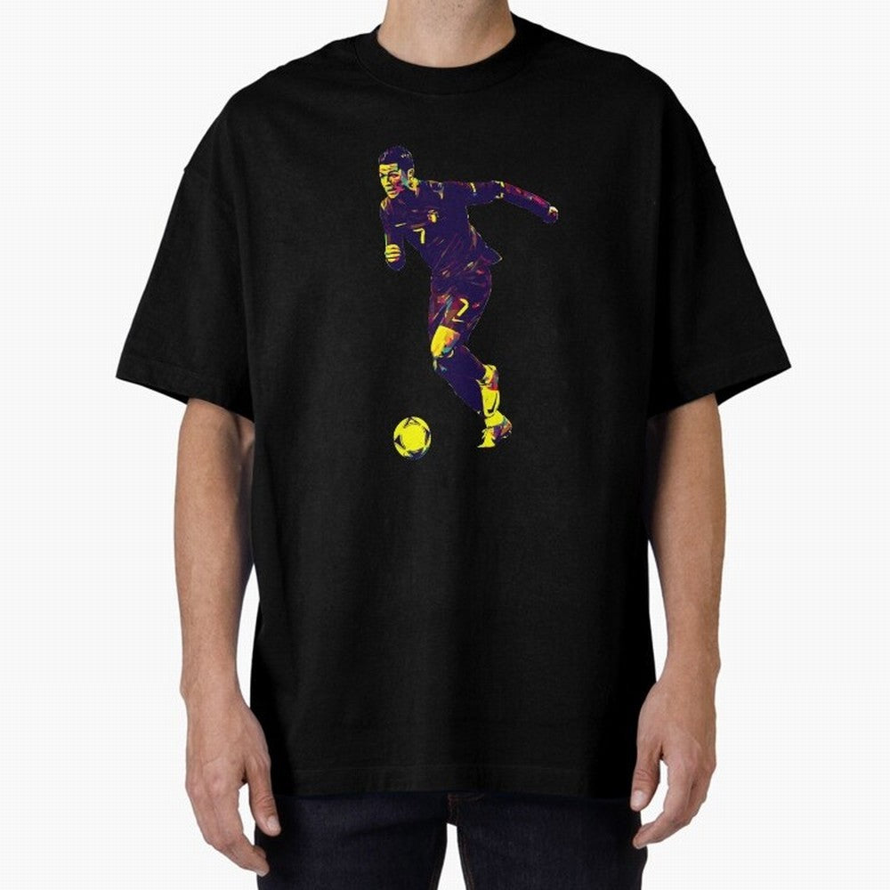 Cristiano Ronaldo Oversized T-Shirt Show Passion for the Stars of Global Football Passion for FIFA World Cup 2026 Group Stage, Connected to Neymar, England, France and Netherlands, Soccer Culture, Superstar Moments, National Team Dreams and