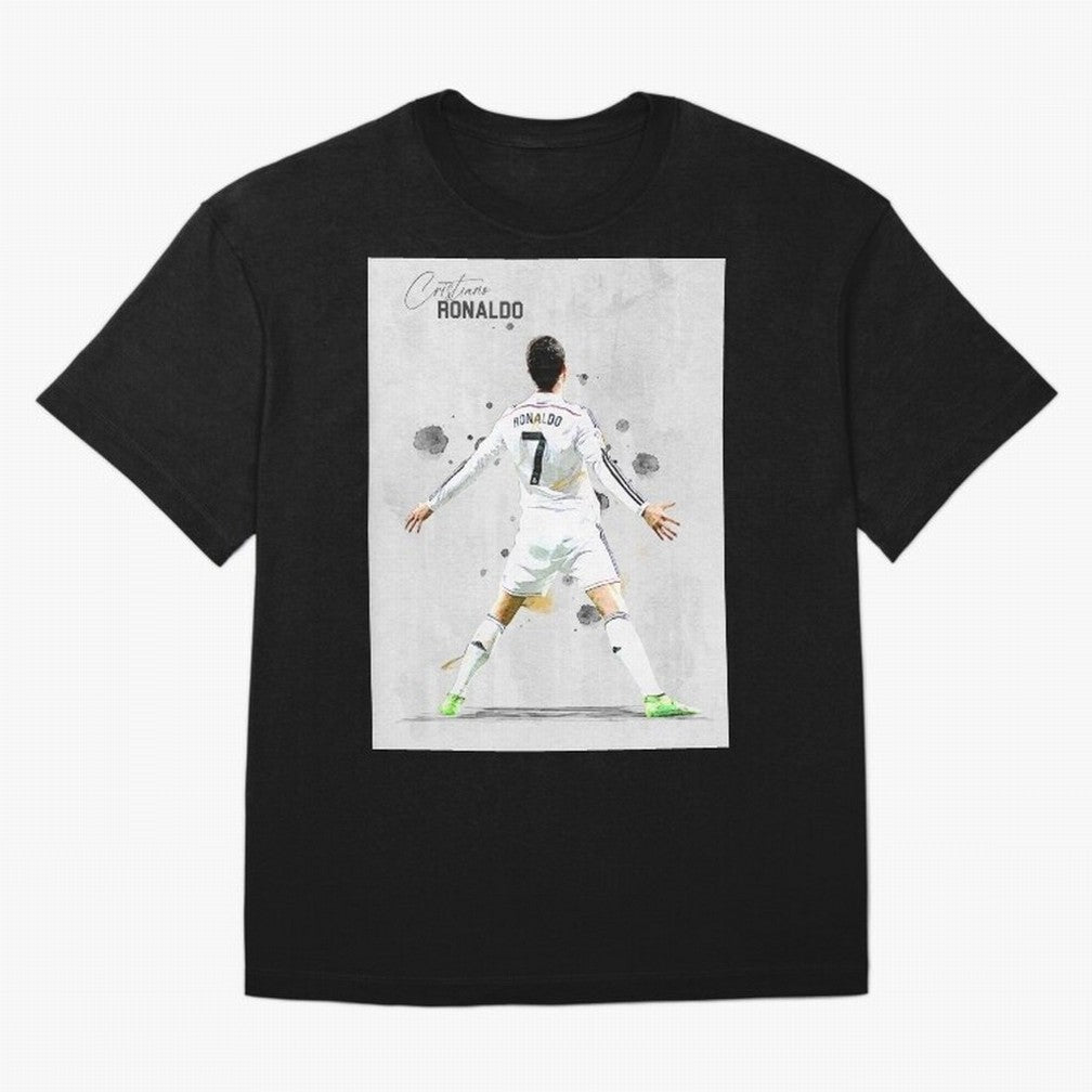 RM Legend Player Ronaldo Oversized T-Shirt Celebrate Unforgettable Nights in Match Day Hype around FIFA World Cup 2026 USA Canada Mexico, Cristiano Ronaldo, Haaland and CR7, France, Football Festival Excitement, Trophy Ambitions, Country Rivalries