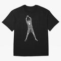 Cristiano Ronaldo Black and White Version Oversized T-Shirt Celebrate Soccer Greatness during FIFA World Cup 2026 USA Canada Mexico Spirit, Filled with Argentina, France and Brazil, Haaland, Match Day Excitement, Supporter Culture, Golden Goals and