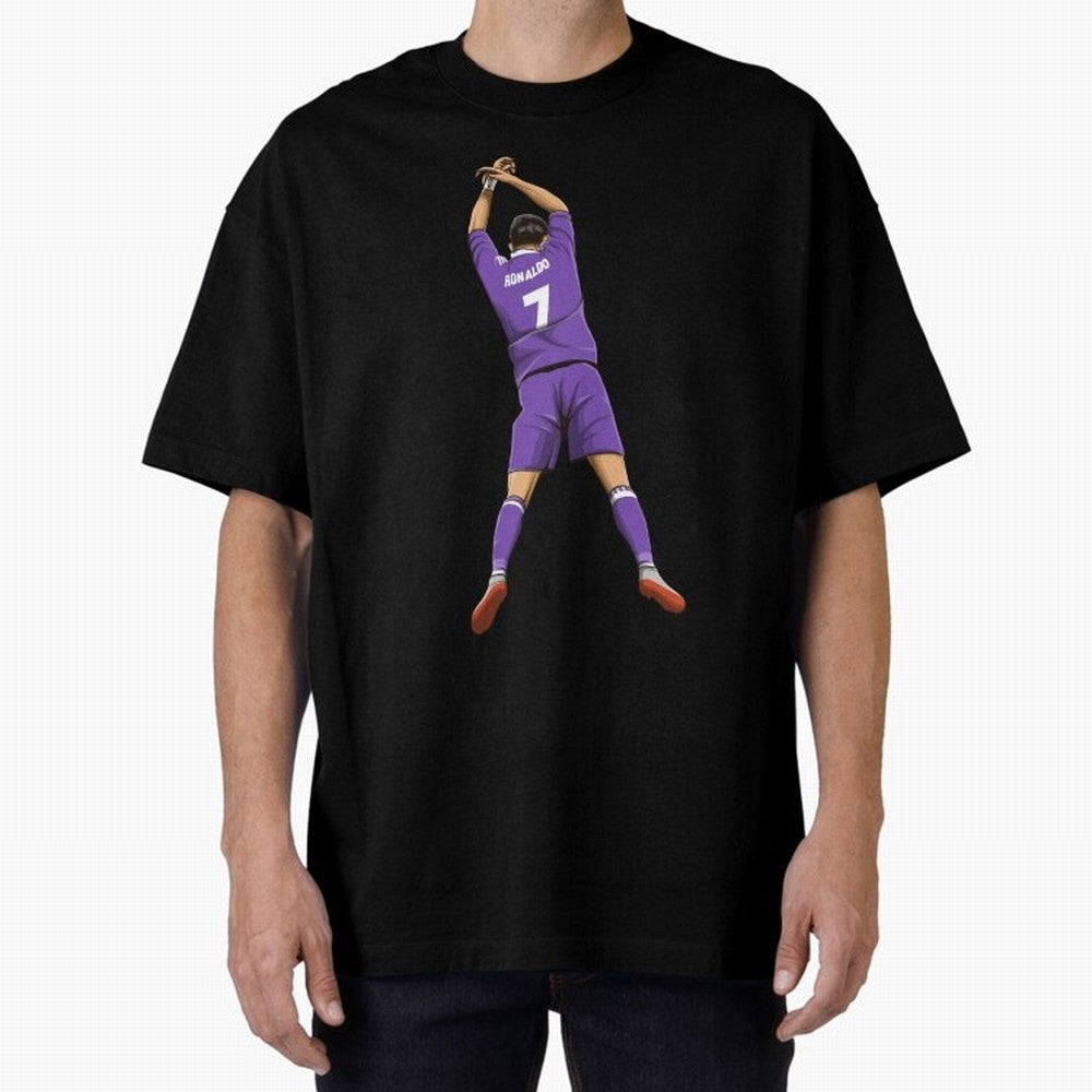 Cristiano Ronaldo Oversized T-Shirt Embrace FIFA World Cup 2026 Group Stage Built around Messi, Neymar and Mbappe, Portugal Energy, Stadium Memories, Football Loyalty, International Chants and Championship Tradition; Perfect for Fans, Collectors,