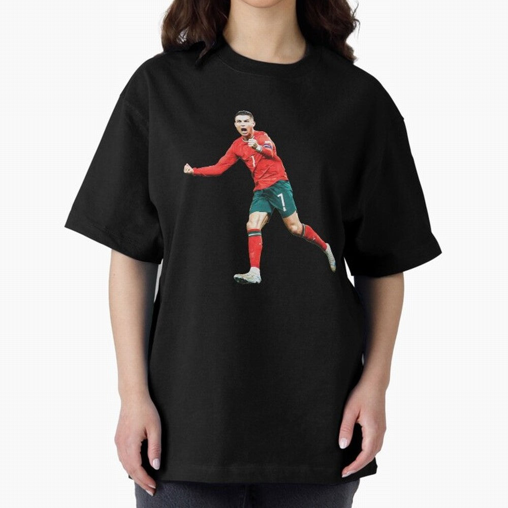 Cristiano Ronaldo Oversized T-Shirt Enjoy the FIFA World Cup 2026 Group Stage Journey through Neymar, Haaland and Cristiano Ronaldo Highlights, Netherlands Pride, Supporter Pride, Iconic Celebrations, Legendary Names and Global Match Day Energy;