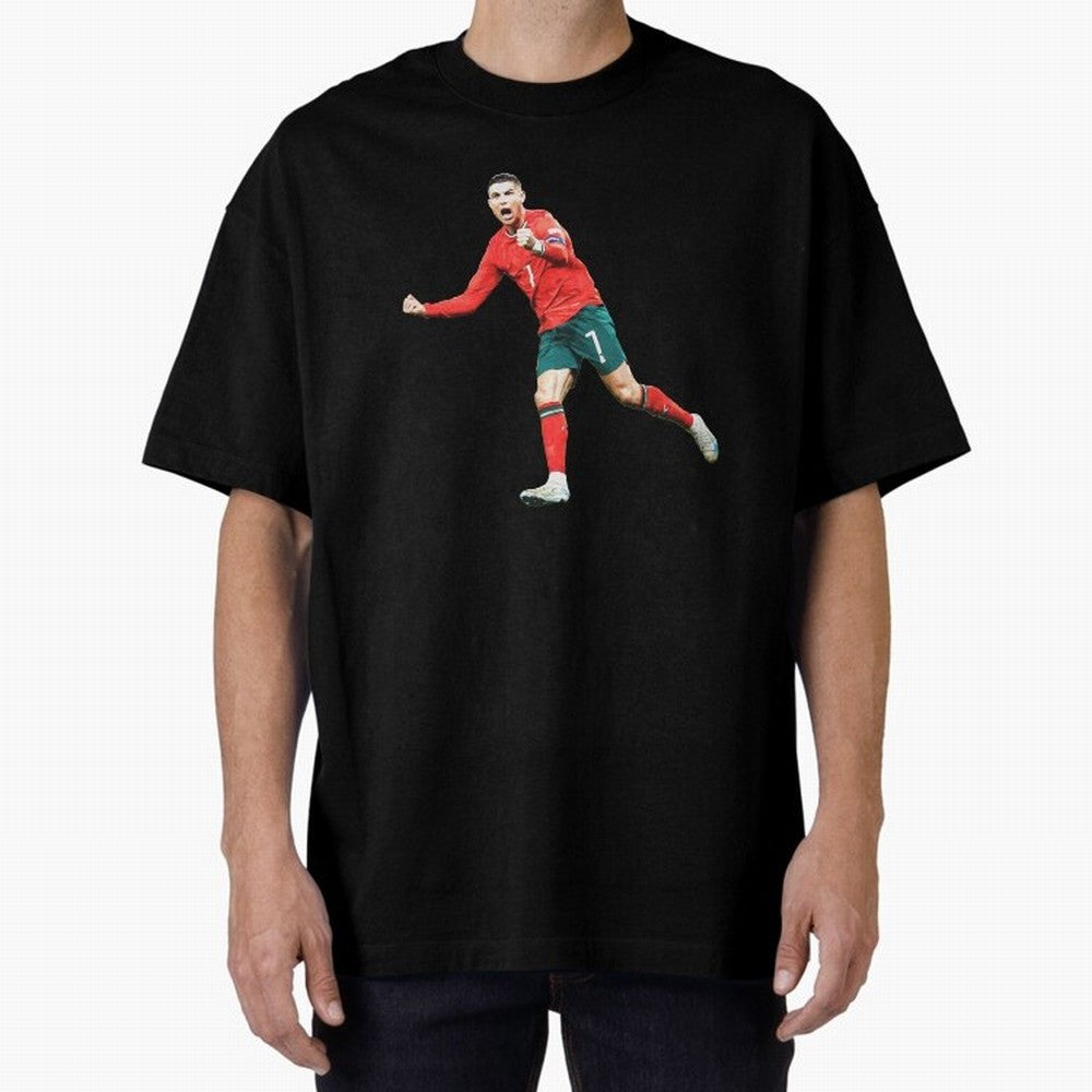 Cristiano Ronaldo Oversized T-Shirt Enjoy the FIFA World Cup 2026 Group Stage Journey through Neymar, Haaland and Cristiano Ronaldo Highlights, Netherlands Pride, Supporter Pride, Iconic Celebrations, Legendary Names and Global Match Day Energy;