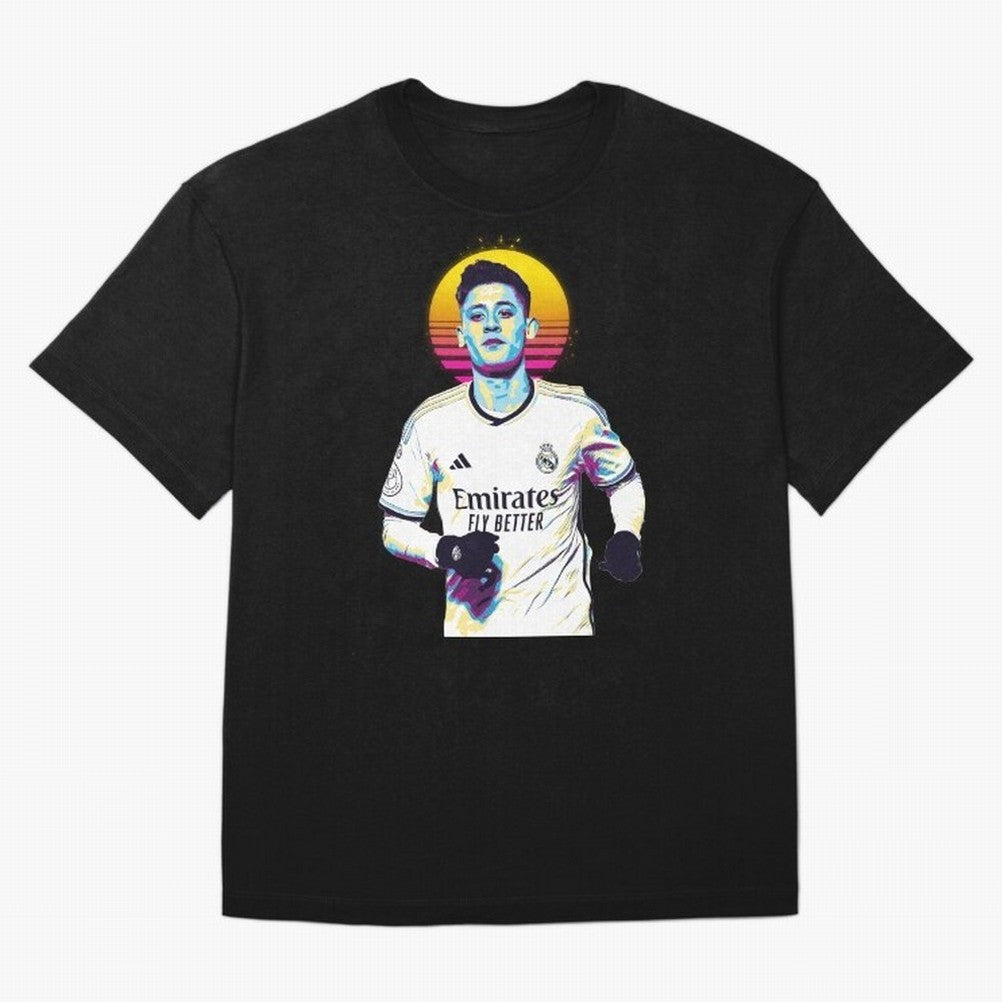 Arda Guler retro 80s Oversized T-Shirt Step into Global Football Passion for FIFA World Cup 2026, Driven by Messi, Neymar and Mbappe, Brazil, Portugal and Argentina, Stadium Chants, National Pride, Trophy Dreams and Unforgettable Football Memories;
