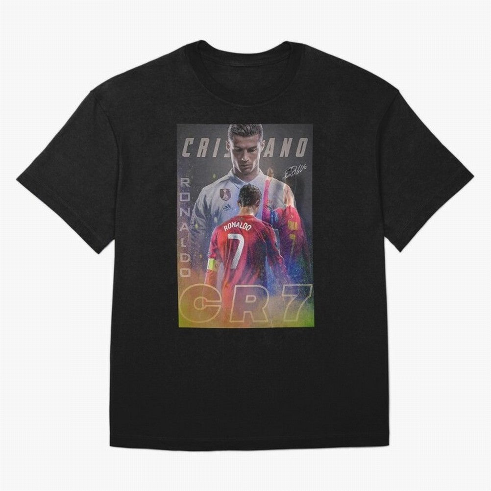 CR7 Oversized T-Shirt Turn Up for FIFA World Cup 2026 USA Canada Mexico for Fans of CR7 and Messi and Argentina and Brazil, Bringing Fan Favorite Moments, National Team Passion, Big Match Drama and Soccer History; Built for Supporters Chasing