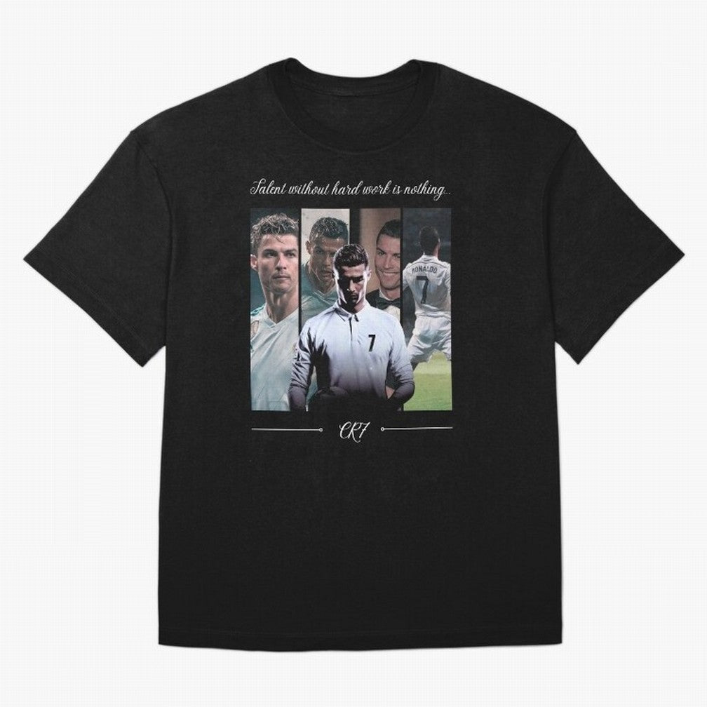 Ronaldo CR7 Oversized T-Shirt Cheer through Every Moment of the FIFA World Cup 2026 Journey through Haaland and Mbappe Highlights, England and Germany Pride, Vintage Soccer Flavor, Modern Football Stars, National Flags and Final Night Emotion;