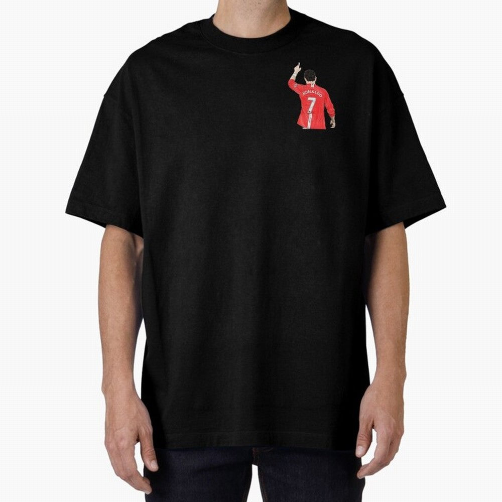 Cristiano Ronaldo CR7 Oversized T-Shirt Represent the Passion of Global Football Passion for FIFA World Cup 2026 Group Stage, Built around Messi, Portugal, Spain and Germany, Vintage Soccer Flavor, Modern Football Stars, National Flags and Final