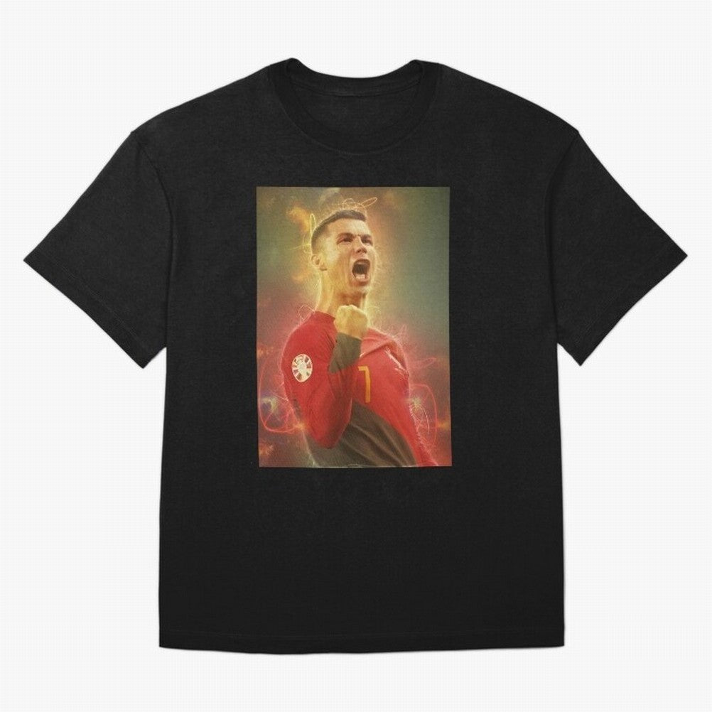 Ronaldo portugal jarsey Oversized T-Shirt Show Championship Spirit for FIFA World Cup 2026 USA Canada Mexico for Fans of Cristiano Ronaldo, Haaland and CR7 and Portugal, Spain and Germany, Bringing Stadium Memories, Football Loyalty, International