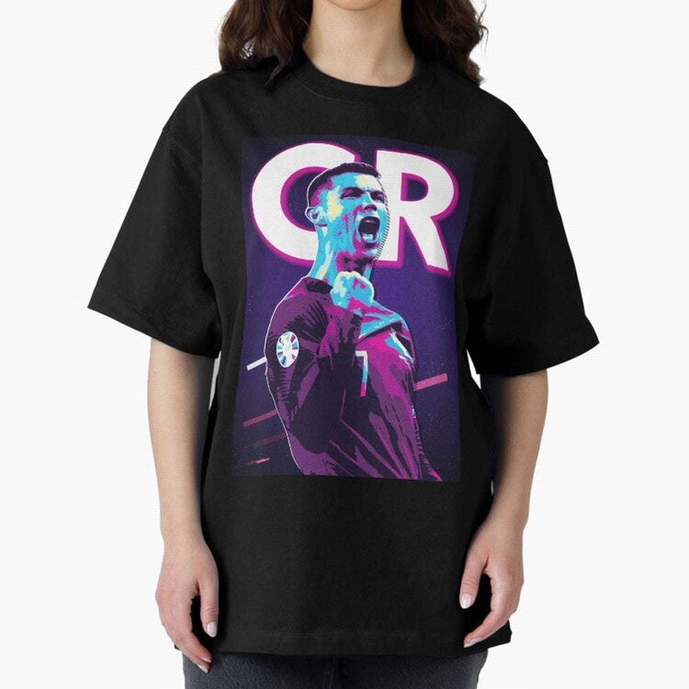 Ronaldo Oversized T-Shirt Stand Out with Spirit from the FIFA World Cup 2026 Group Stage Journey through Neymar Highlights, Spain and Netherlands Pride, Classic Soccer Heritage, Championship Pressure, Fan Loyalty and International Pride; Created