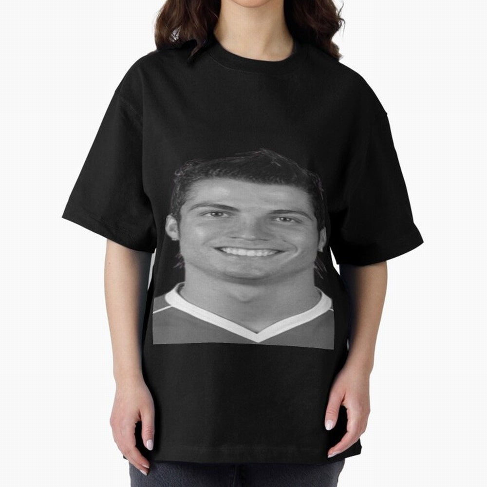 Cristiano Ronaldo Oversized T-Shirt Relive Legendary Nights from Global Football Passion for FIFA World Cup 2026 USA Canada Mexico, with Haaland, Argentina, France and Brazil, Supporter Pride, Iconic Celebrations, Legendary Names and Global Match