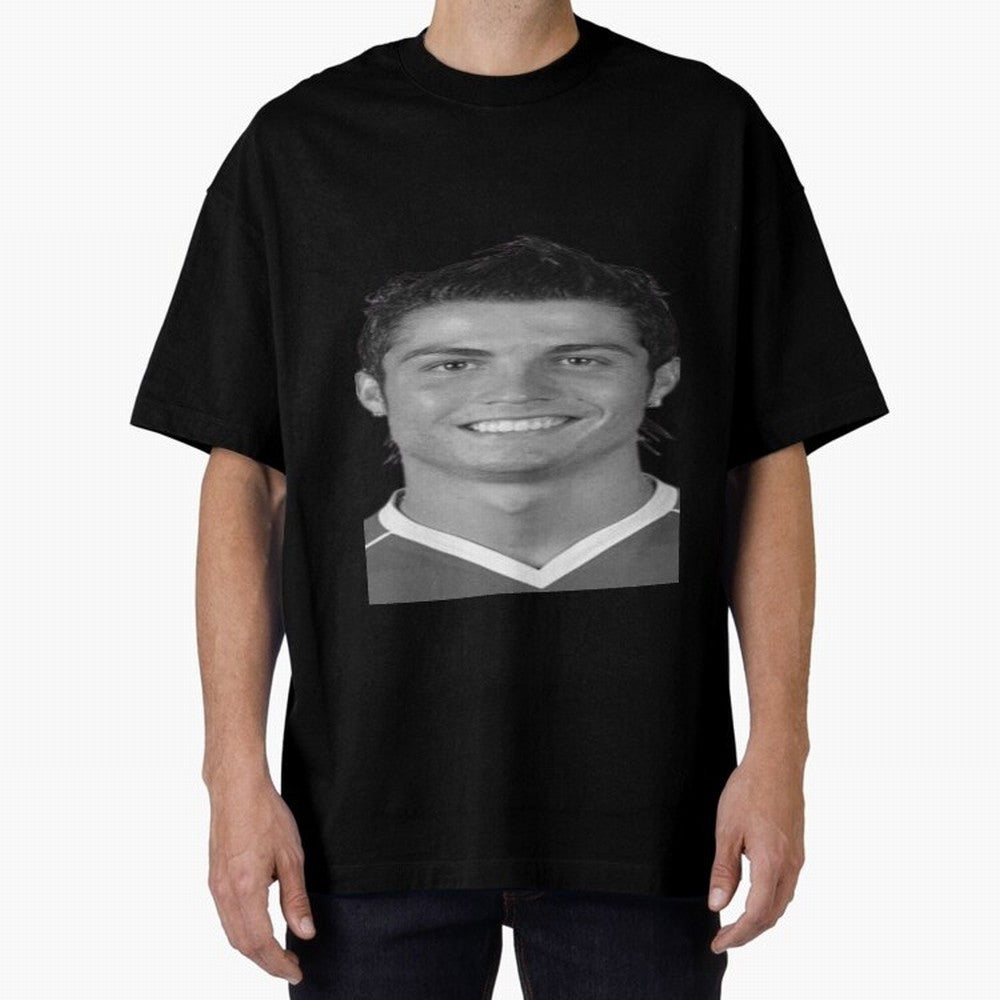 Cristiano Ronaldo Oversized T-Shirt Relive Legendary Nights from Global Football Passion for FIFA World Cup 2026 USA Canada Mexico, with Haaland, Argentina, France and Brazil, Supporter Pride, Iconic Celebrations, Legendary Names and Global Match