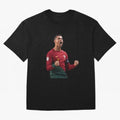 Cristiano Ronaldo T-Shirt Oversized T-Shirt Join the Global Buzz around FIFA World Cup 2026 USA Canada Mexico Spirit, Connected to Argentina, Cristiano Ronaldo, Haaland and CR7, Championship Spirit, Famous Goals, Roaring Crowds and International