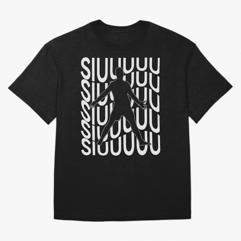 Siuuuuu Cute Soccer Present For Soccer Lovers Fan Kid's Boys Oversized T-Shirt Spotlight Match Day Hype around FIFA World Cup 2026 Group Stage, Cristiano Ronaldo, England and Germany, Worldwide Fan Energy, Dramatic Goals, Stadium Lights and