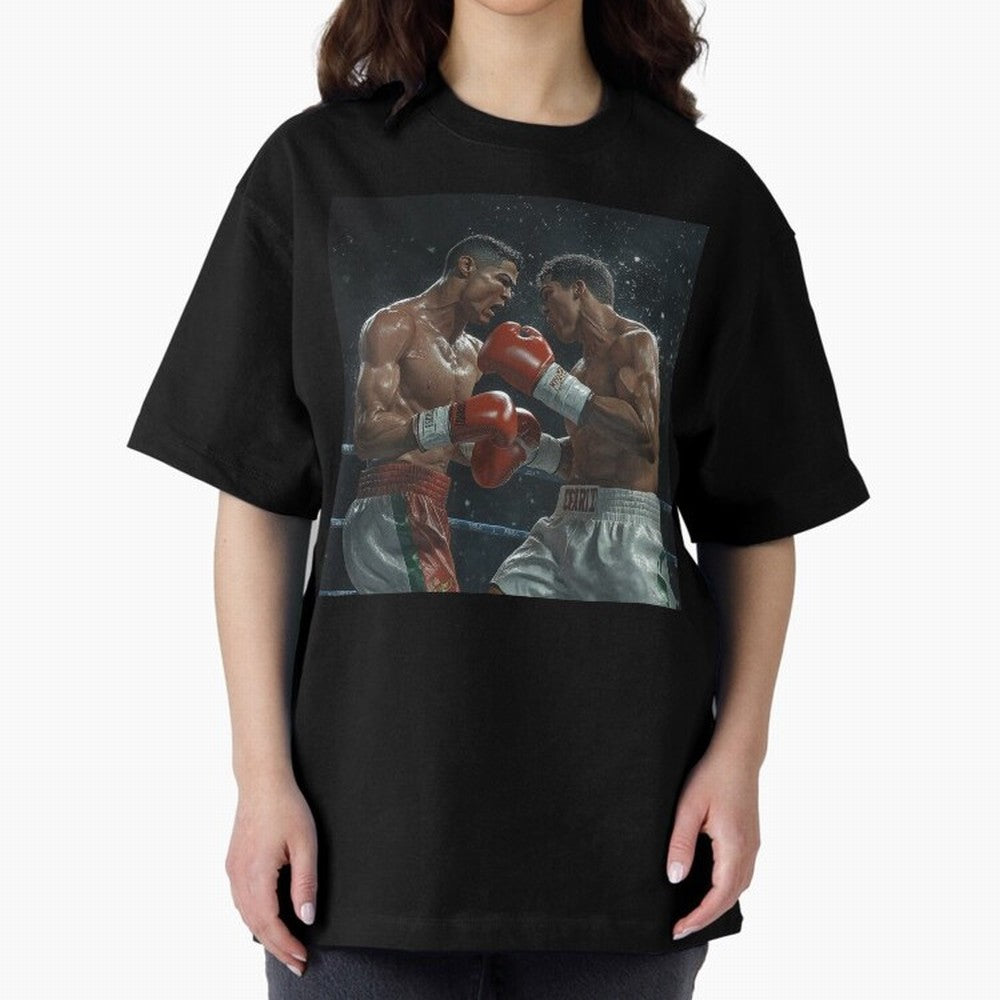 Cristiano Ronaldo vs Alvarez Canelo: Gaming Duel Between Legends Oversized T-Shirt Make Game Day About the FIFA World Cup 2026 Journey through CR7 Highlights, Brazil, Portugal and Argentina Pride, Retro Football Energy, Iconic Rivalries, Trophy