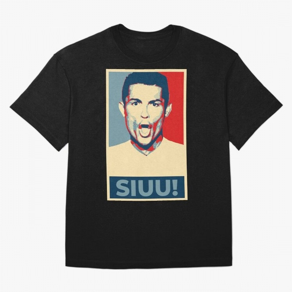 Ronaldo Siuu! - Hope Oversized T-Shirt Bring Match Day Fire to FIFA World Cup 2026 Connected to Haaland, France and Portugal Energy, Fan Favorite Moments, National Team Passion, Big Match Drama and Soccer History; Made for Die Hard Supporters,