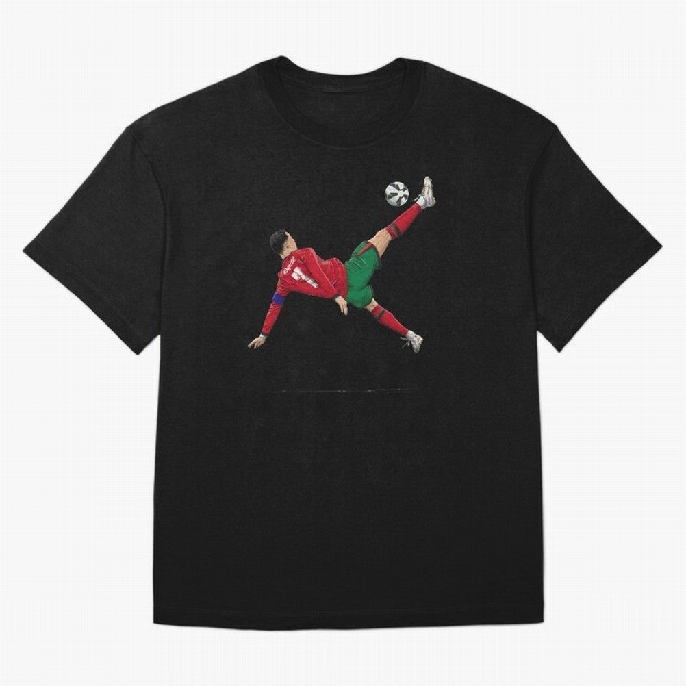 Ronaldo 910 Goal Bicycle Kick Oversized T-Shirt Step into Global Football Passion for FIFA World Cup 2026 USA Canada Mexico, Filled with Neymar, Haaland and Cristiano Ronaldo, Netherlands, Match Day Excitement, Supporter Culture, Golden Goals and