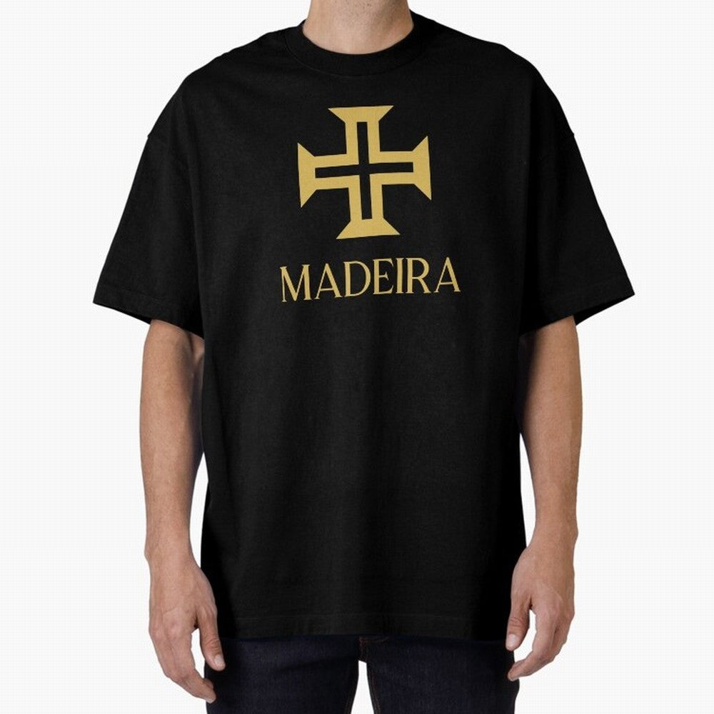 Madeira gold Oversized T-Shirt Keep Football History Alive during Match Day Hype around FIFA World Cup 2026 USA Canada Mexico, Cristiano Ronaldo, Haaland and CR7, England, Football History, Final Match Energy, Crowd Noise and Once in a Lifetime