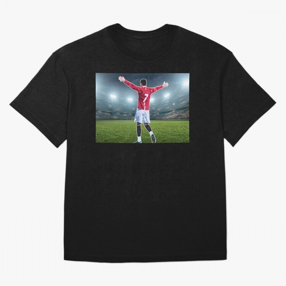 Ronaldo Oversized T-Shirt Cheer for FIFA World Cup 2026 USA Canada Mexico Inspired by Messi, CR7 and Mbappe, Brazil, Portugal and Argentina Energy, Football Passion, Legendary Performances, Festival Vibes and Supporter Community; Perfect for