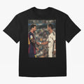 Lionel Messi and Cristiano Ronaldo Oversized T-Shirt Celebrate Global Passion for the FIFA World Cup 2026 Group Stage Journey through CR7 and Messi Highlights, Argentina, France and Brazil Pride, Vintage Soccer Flavor, Modern Football Stars,