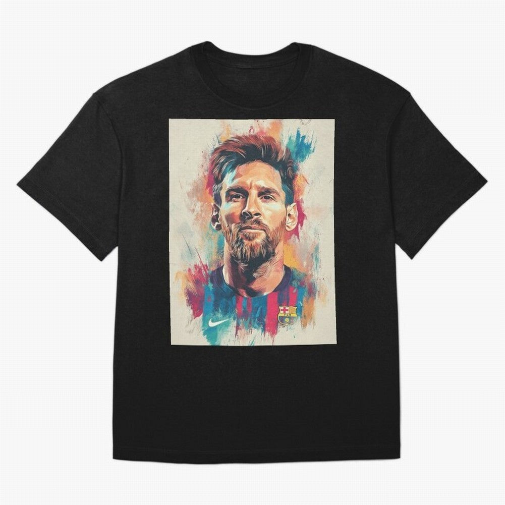 Lionel Messi Oversized T-Shirt Represent the Passion of FIFA World Cup 2026 Group Stage for Fans of Mbappe and France and Portugal, Bringing Goal Celebration Energy, Supporter Heritage, Football Icons and Worldwide Tournament Joy; Perfect for
