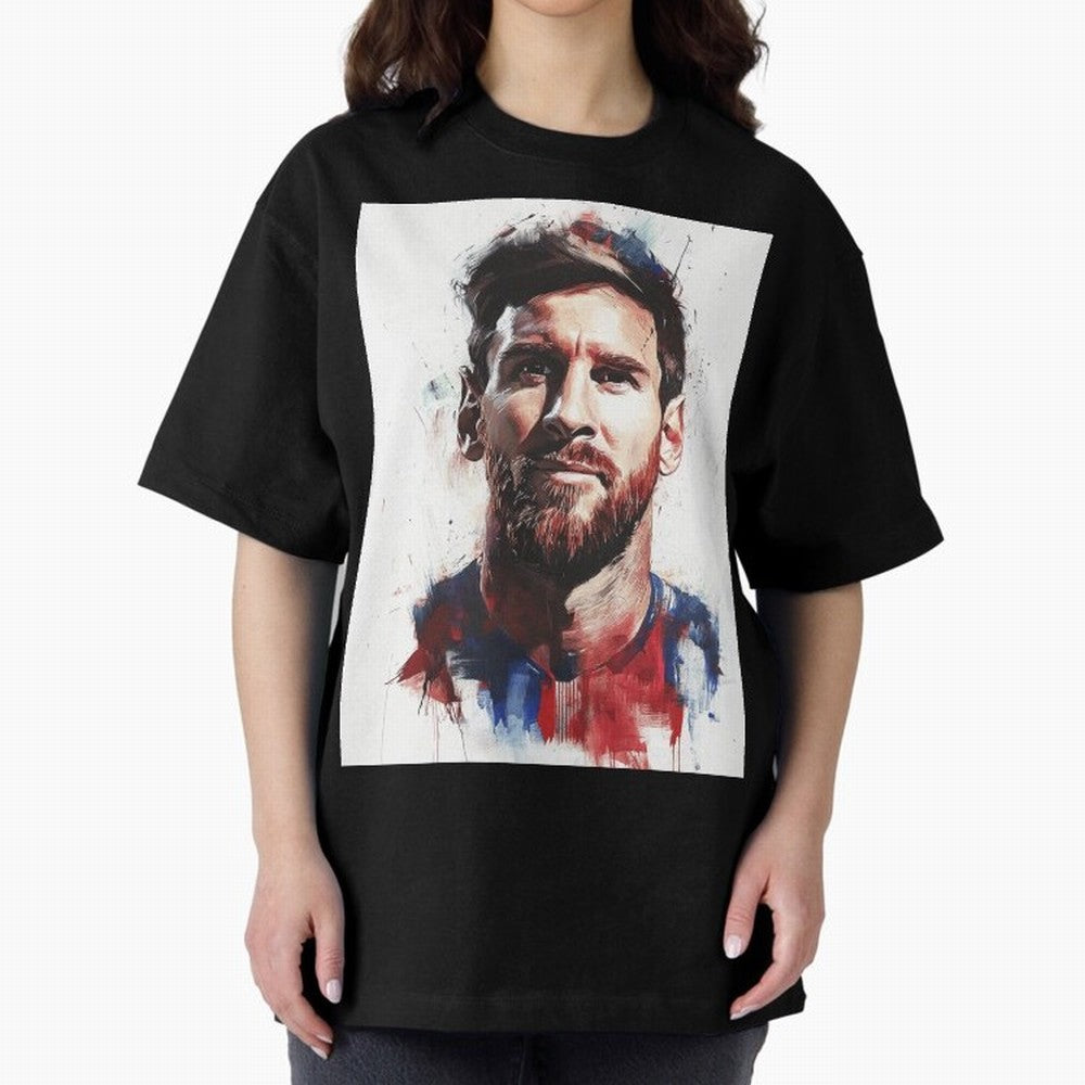 Lionel Messi Oversized T-Shirt Show Your Love for FIFA World Cup 2026 USA Canada Mexico Made for Mbappe and Neymar, Netherlands Energy, Match Day Excitement, Supporter Culture, Golden Goals and Global Football Passion; Ideal for Passionate Fans Who