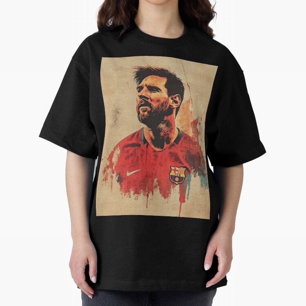 Lionel Messi Oversized T-Shirt Upgrade FIFA World Cup 2026 Connected to CR7, England Energy, Classic Soccer Heritage, Championship Pressure, Fan Loyalty and International Pride; Perfect for People Who Love Argentina, Brazil, France, England,