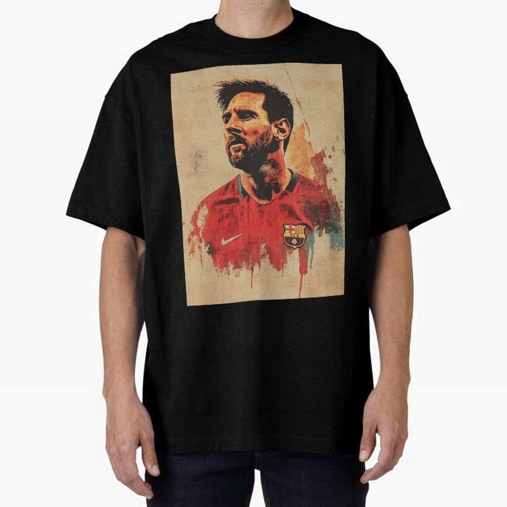 Lionel Messi Oversized T-Shirt Upgrade FIFA World Cup 2026 Connected to CR7, England Energy, Classic Soccer Heritage, Championship Pressure, Fan Loyalty and International Pride; Perfect for People Who Love Argentina, Brazil, France, England,