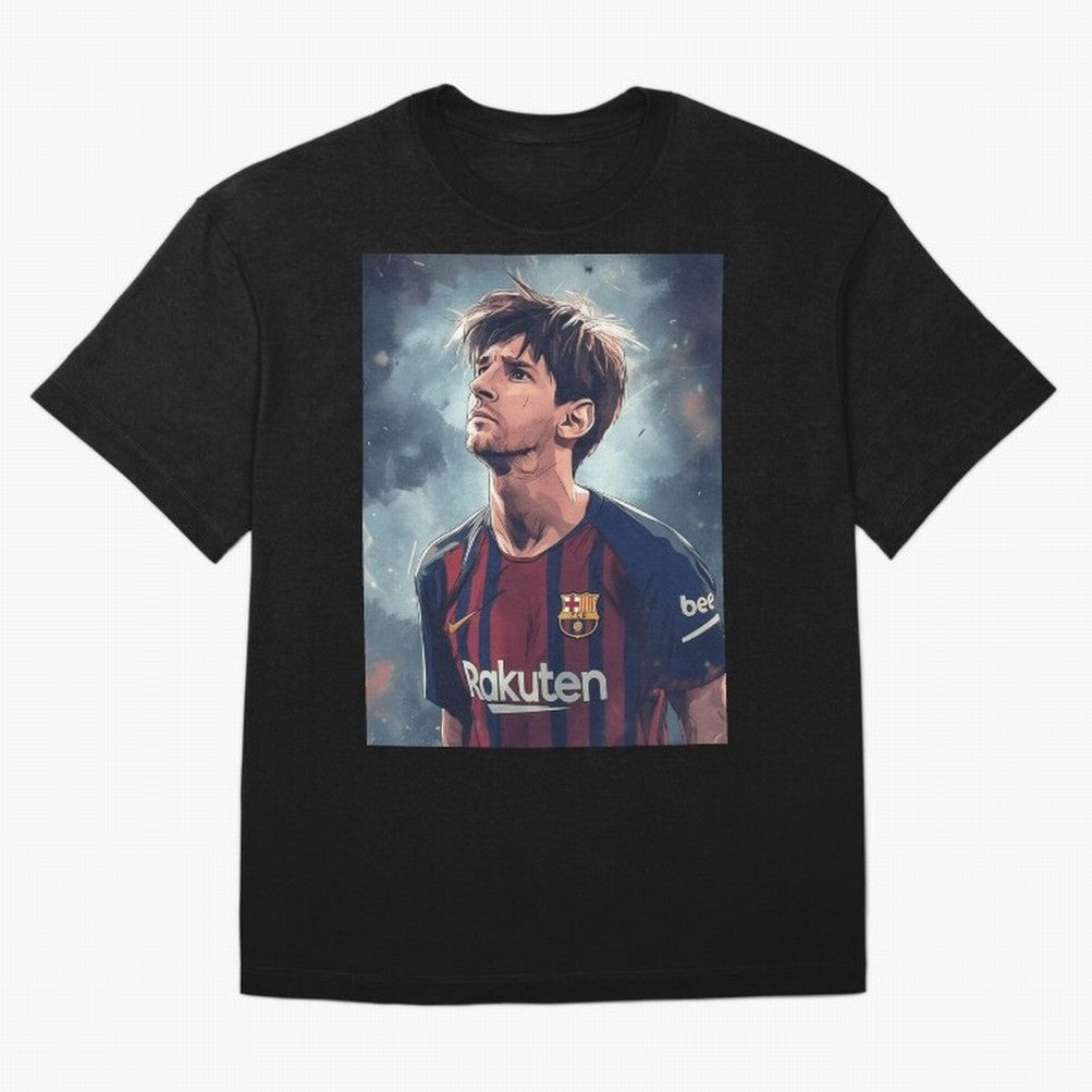 Lionel Messi Oversized T-Shirt Create the FIFA World Cup 2026 Group Stage Journey through Haaland Highlights, Brazil Pride, Champion Mindset, Group Stage Buzz, Knockout Tension and Passionate Fan Culture; Great for Supporters Who Love Legendary
