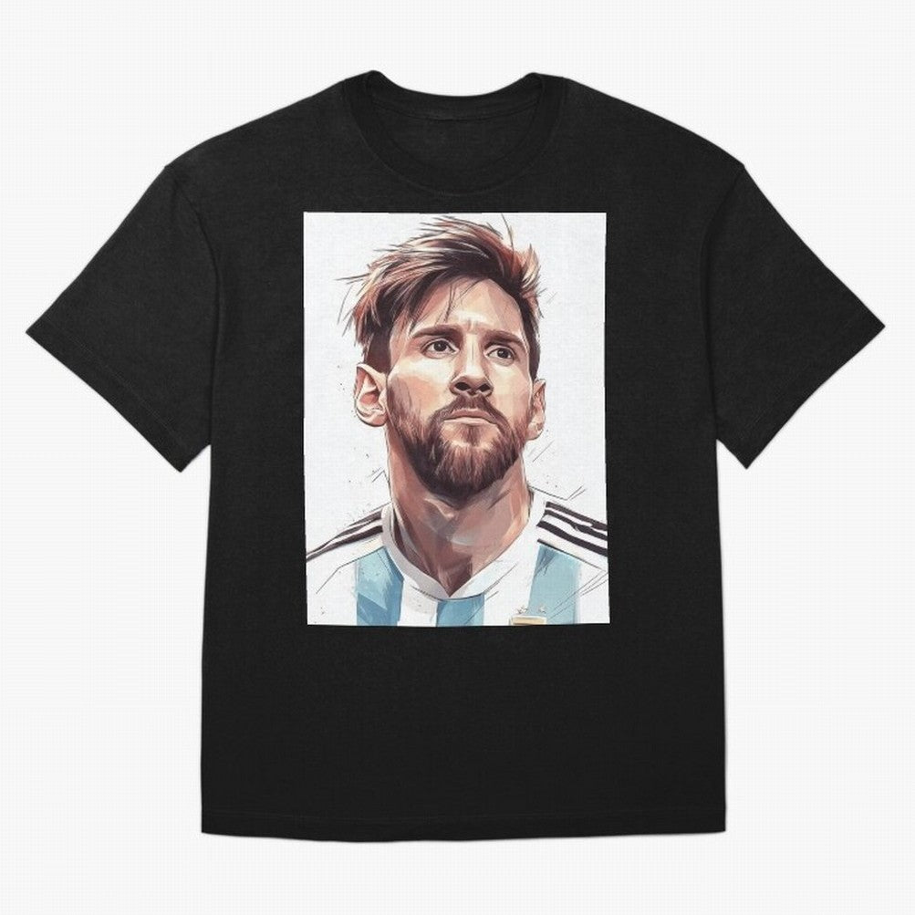 Lionel Messi Oversized T-Shirt Keep the Legacy of Match Day Hype around FIFA World Cup 2026 Group Stage, Cristiano Ronaldo, France, Retro Football Energy, Iconic Rivalries, Trophy Chase Drama and Stadium Atmosphere; Perfect for People Who Love