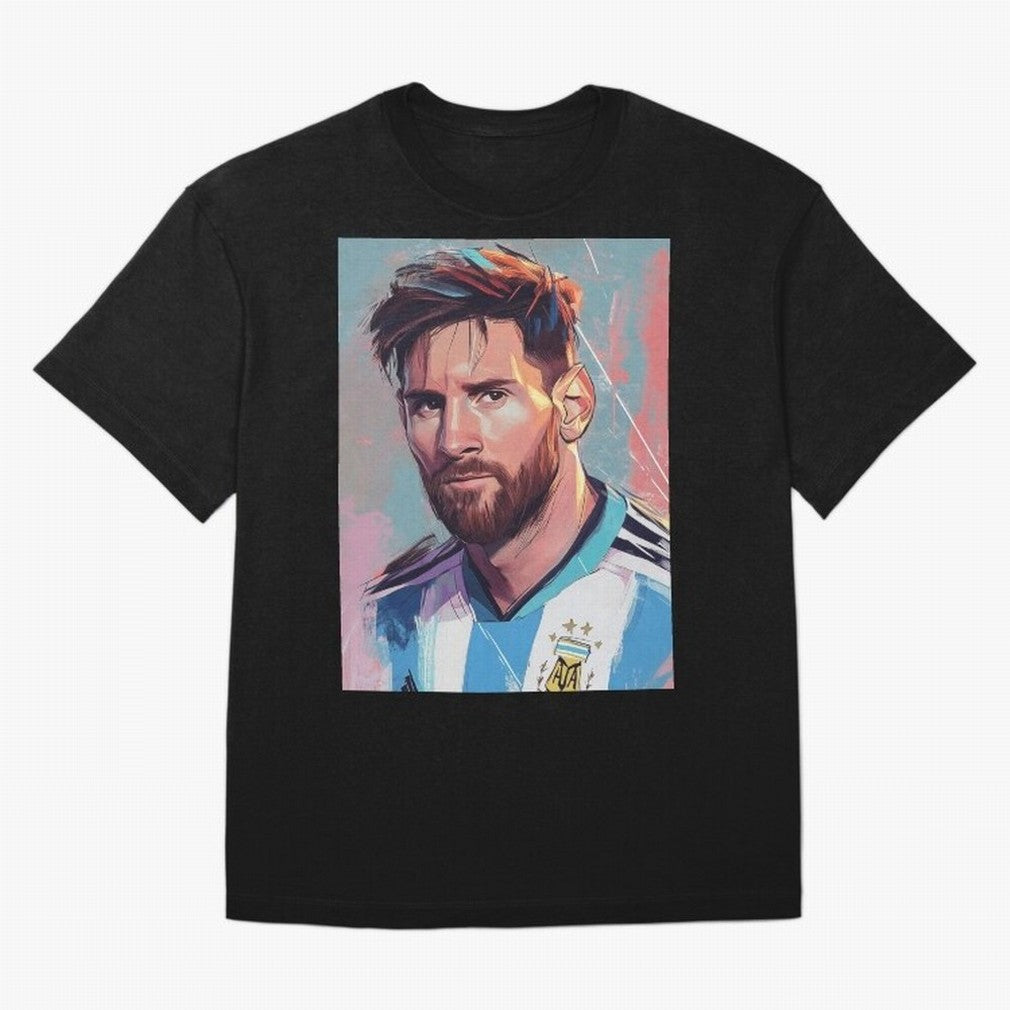 Lionel Messi Oversized T-Shirt Show Match Day Excitement for FIFA World Cup 2026 Group Stage Spirit, Connected to Brazil, CR7, Classic Soccer Heritage, Championship Pressure, Fan Loyalty and International Pride; Built for Supporters Chasing Trophy