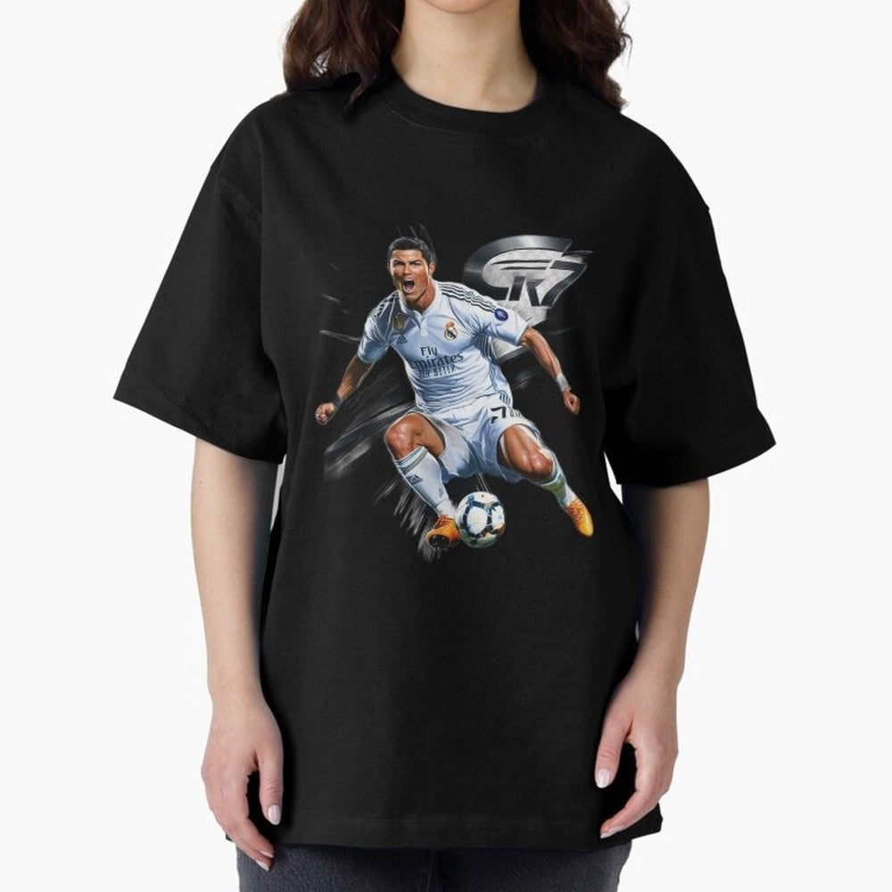 CR7 Ronaldo Legacy GOAT Soccer Fan T-Shirt ¨C Ultimate Football Icon Oversized T-Shirt Bring Global Tournament Vibes to FIFA World Cup 2026 USA Canada Mexico Built around Cristiano Ronaldo, Haaland and CR7, Portugal, Spain and Germany Energy,