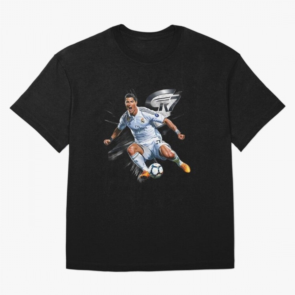 CR7 Ronaldo Legacy GOAT Soccer Fan T-Shirt ¨C Ultimate Football Icon Oversized T-Shirt Bring Global Tournament Vibes to FIFA World Cup 2026 USA Canada Mexico Built around Cristiano Ronaldo, Haaland and CR7, Portugal, Spain and Germany Energy,