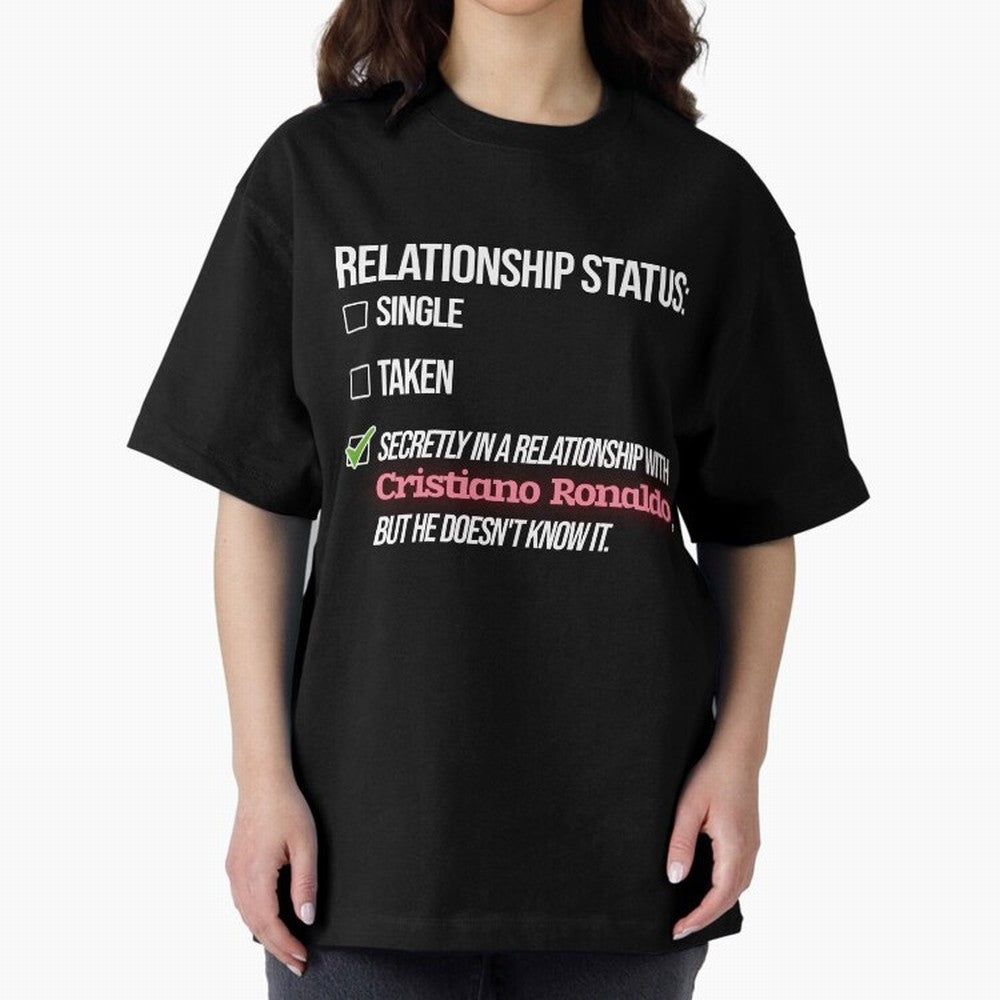 Relationship with Cristiano Ronaldo Oversized T-Shirt Show Your Stadium Side during the FIFA World Cup 2026 Journey through Haaland and Mbappe Highlights, England and Germany Pride, Tournament Hype, Historic Matchups, Family Viewing Parties and