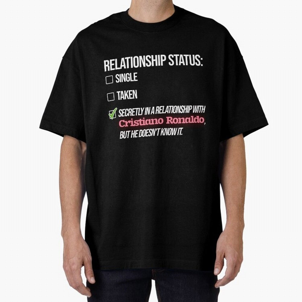 Relationship with Cristiano Ronaldo Oversized T-Shirt Show Your Stadium Side during the FIFA World Cup 2026 Journey through Haaland and Mbappe Highlights, England and Germany Pride, Tournament Hype, Historic Matchups, Family Viewing Parties and