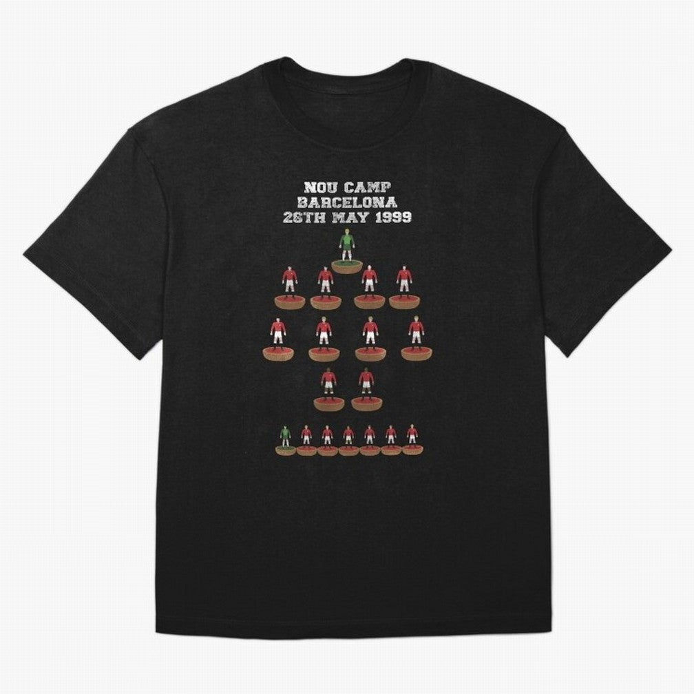 Manchester United Champions League 1999 Oversized T-Shirt Show Your Tournament Heart for Global Football Passion for FIFA World Cup 2026 USA Canada Mexico, Highlighting Messi, CR7 and Mbappe, France, Goal Celebration Energy, Supporter Heritage,