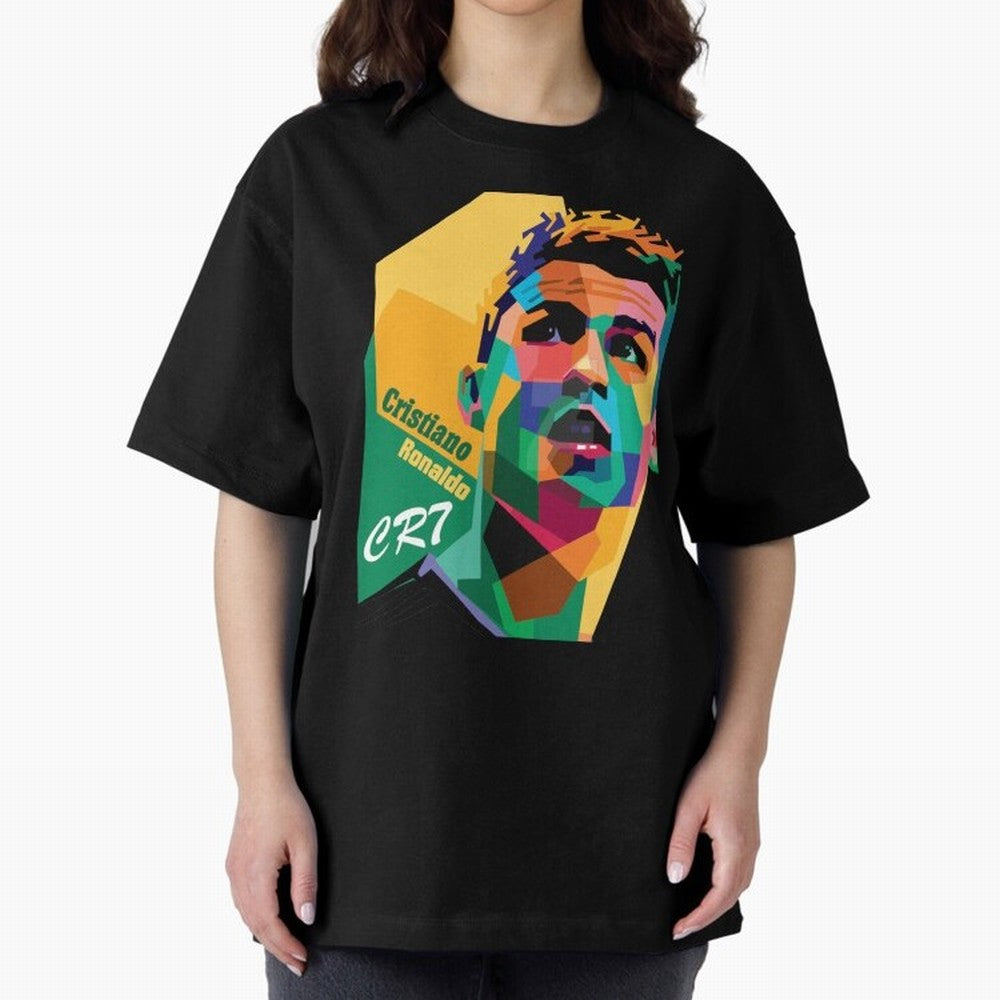 cristiano ronaldo Oversized T-Shirt Back the Journey through FIFA World Cup 2026 USA Canada Mexico for Fans of Messi, CR7 and Mbappe and England, France and Netherlands, Bringing Soccer Culture, Superstar Moments, National Team Dreams and