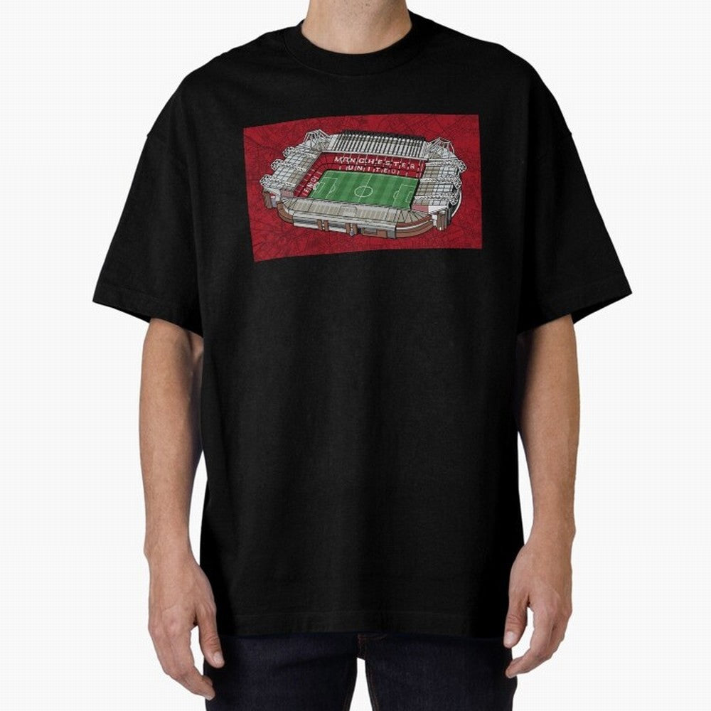 Old Trafford Manchester United Oversized T-Shirt Build FIFA World Cup 2026 USA Canada Mexico Spirit, Centered on Spain and Netherlands, Neymar, Football Festival Excitement, Trophy Ambitions, Country Rivalries and Star Player Buzz; Ideal for