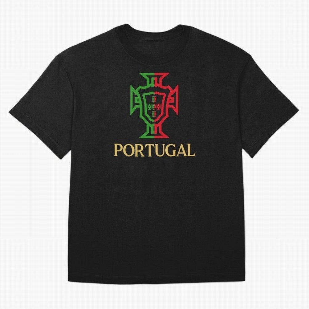 Portugal Tuga Gold Oversized T-Shirt Celebrate Fan Favorites in FIFA World Cup 2026 Group Stage Spirit, Connected to France, Neymar, Stadium Chants, National Pride, Trophy Dreams and Unforgettable Football Memories; Made for Die Hard Supporters,